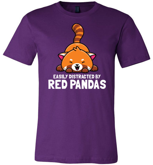 Red Pandas Easily Distracted Canvas