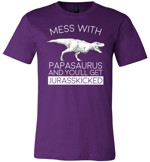 Papasaurus Jurasskicked Canvas