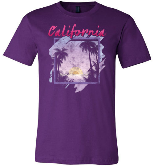 California Vintage Sunset Canvas