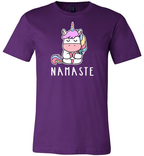 Yoga Unicorn Namaste Canvas