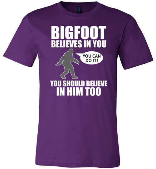 Bigfoot Believes In You Canvas