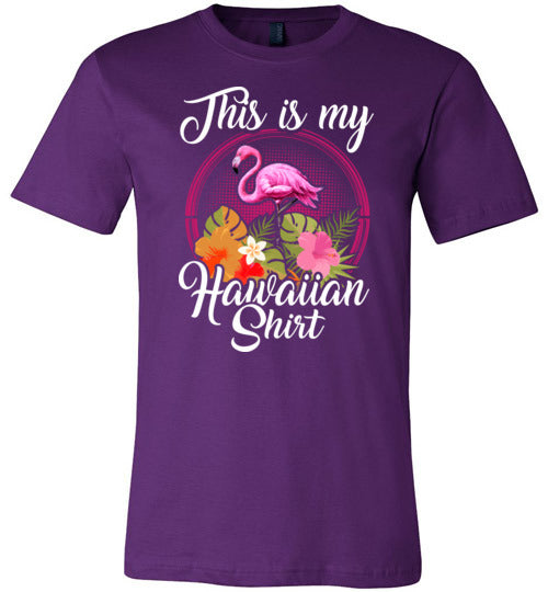 Flamingo This Is My Hawaiian Shirt Canvas