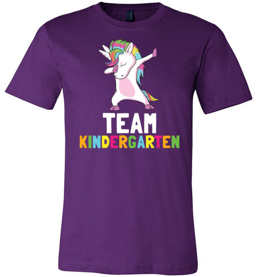 Team Kindergarten Unicorn Canvas
