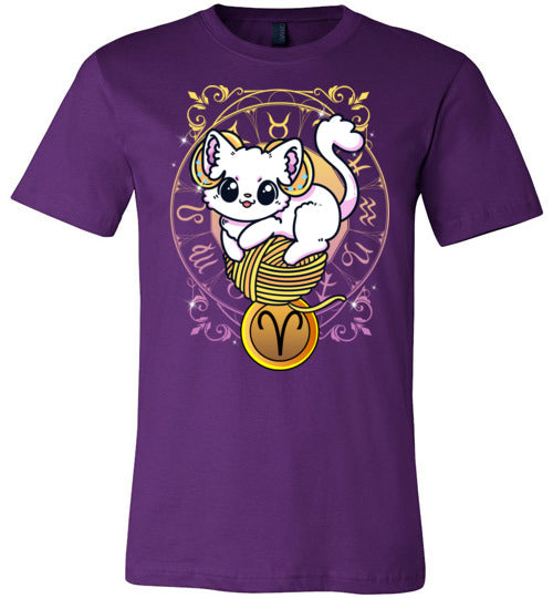 Cat Zodiac Aries Canvas