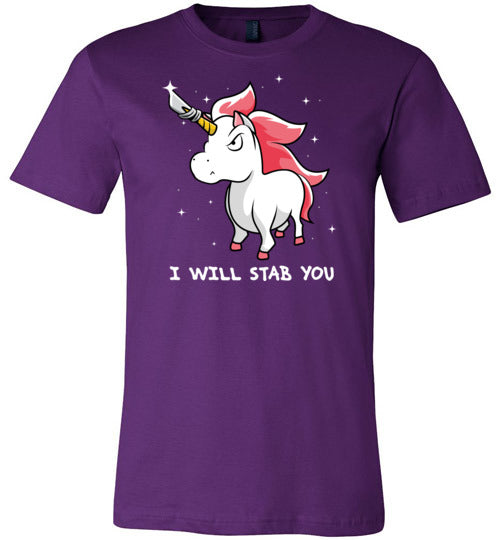Unicorn Will Stab You Canvas