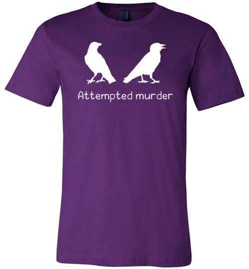 Crows Attempted Murder Canvas