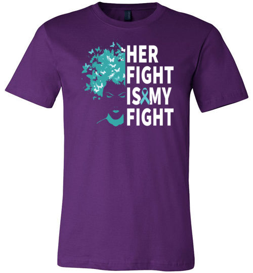 Cervical Cancer Her Fight Canvas