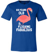 60 Years Old Flocking Fabulous Canvas