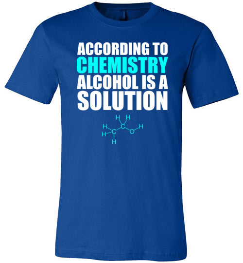 Alcohol Is A Solution Canvas