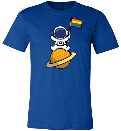 Astronaut LGBT Flag Canvas