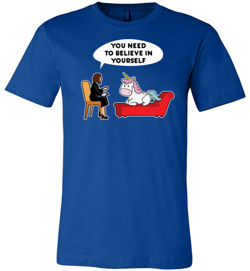 Unicorn Psychologist Believe In Yourself Canvas