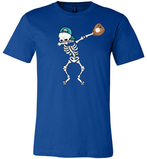 Baseball Dabbing Skeleton Canvas