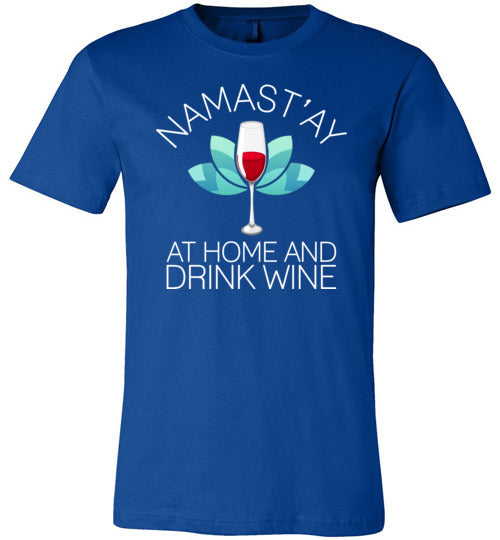 Namastay Wine Canvas