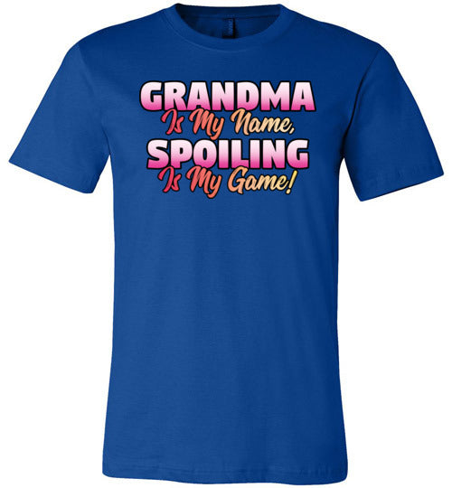 Grandma Is My Name Spoiling Is My Game Canvas