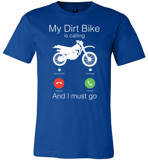 My Dirt Bike Is Calling Canvas