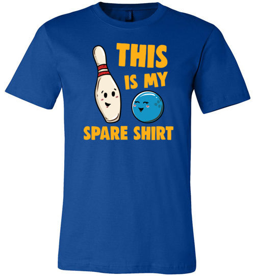 Bowling This Is My Spare Shirt Canvas
