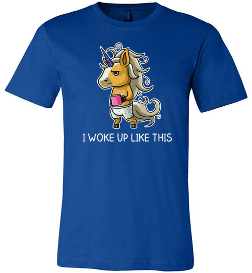 Unicorn Coffee I Woke Up Like This Canvas