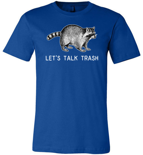 Raccoon Talk Trash Canvas