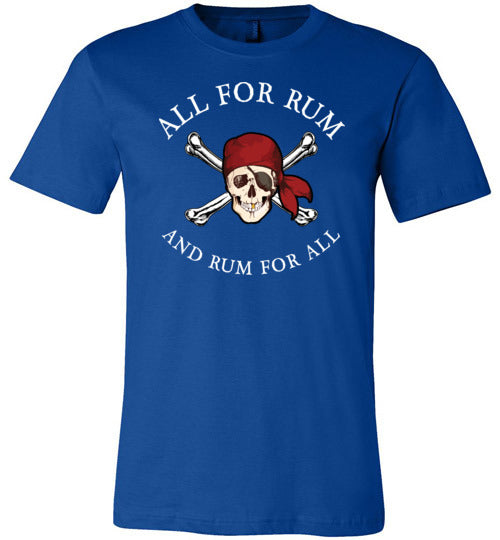 Pirate All For Rum Canvas