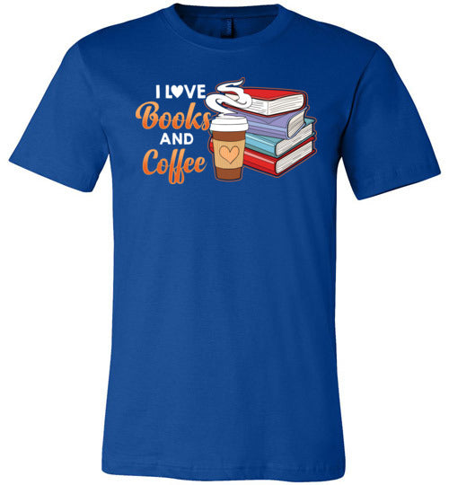 I Love Books And Coffee Canvas
