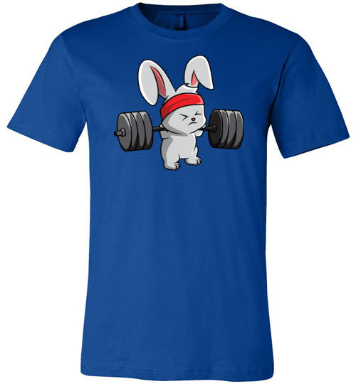 Bunny Rabbit Workout Weightlifting Canvas