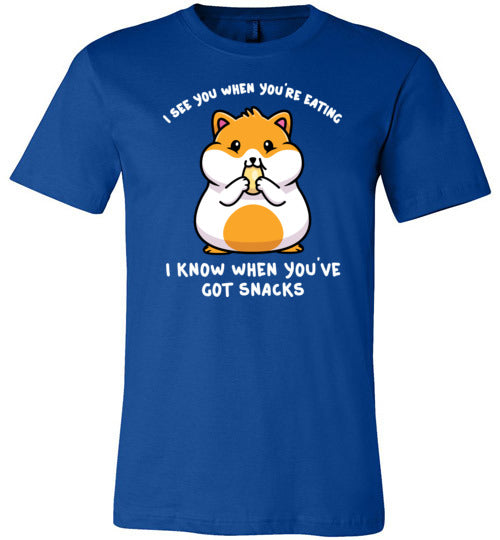 Hamster Know When You Got Snacks Canvas