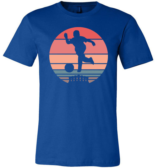 Bowling Retro Sunset Canvas