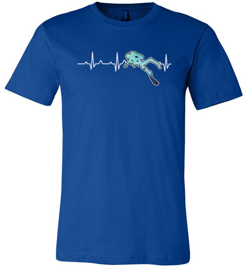 Scuba Heartbeat Canvas