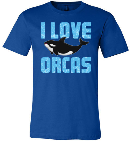 I Love Orcas Canvas