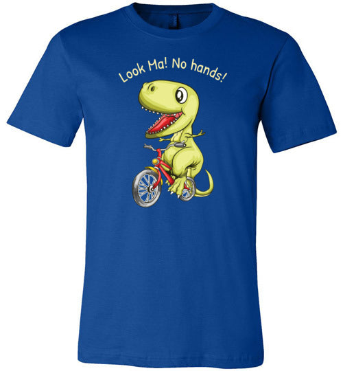 T-Rex Bike Look Ma No Hands Canvas