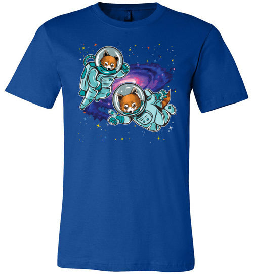 Red Pandas In Space Canvas