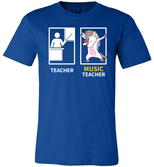 Dabbing Music Teacher Canvas