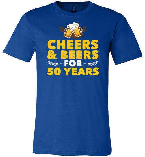Cheers Beers 50 Years Canvas