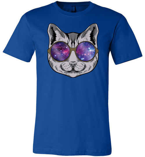 Space Cat Glasses Canvas