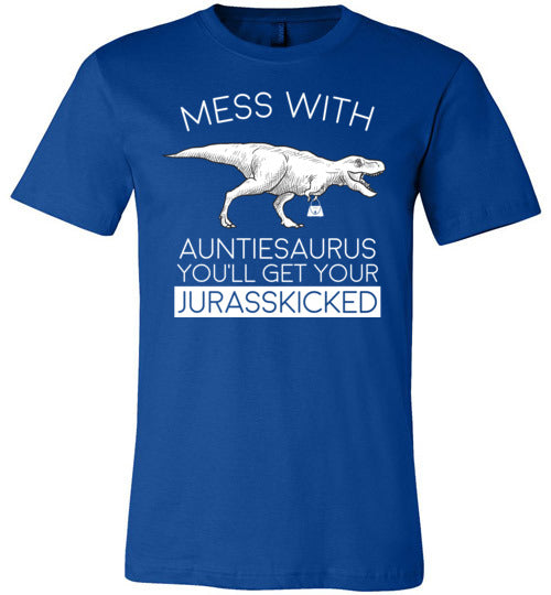 Auntiesaurus Jurasskicked Canvas