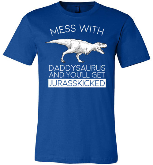 Daddysaurus Jurasskicked Canvas