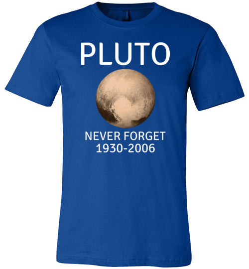 Pluto Never Forget Canvas