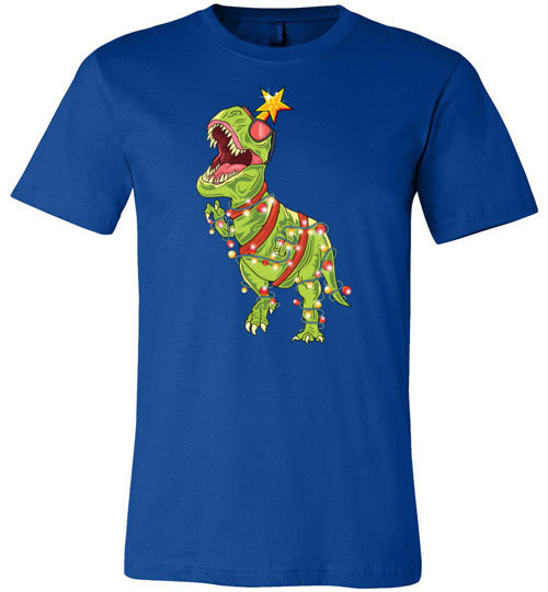 Tree Rex Christmas Canvas