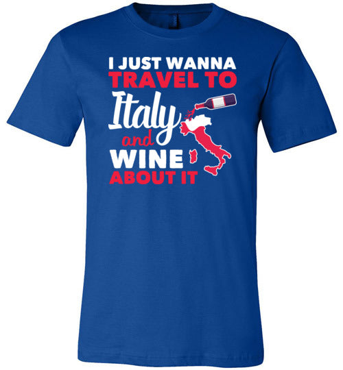 Italy Wine Travel Canvas