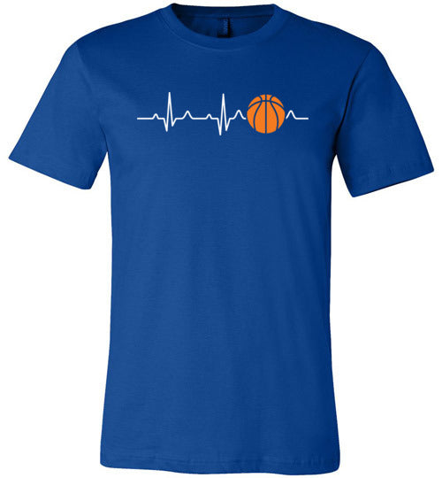Basketball Heartbeat Canvas
