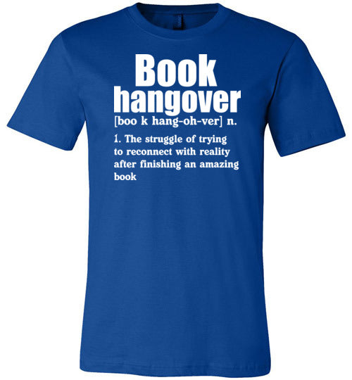 Book Hangover Definition Canvas