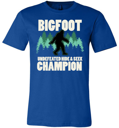 Bigfoot Hide And Seek Champion Canvas