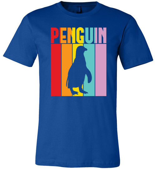 Retro Penguin Canvas