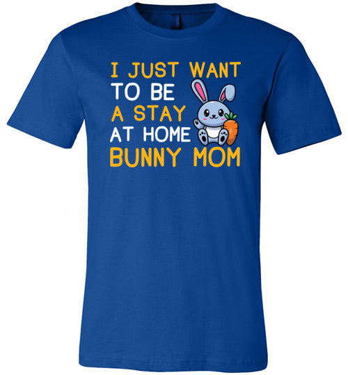 Stay at Home Bunny Mom Canvas