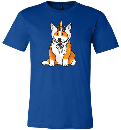 Corgi Unicorn Hat Canvas