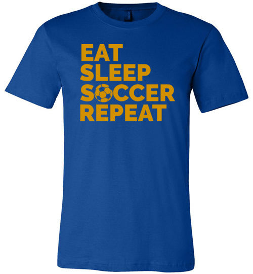 Eat Sleep Soccer Repeat Canvas