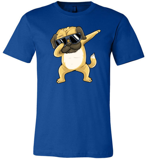 Dabbing Pug With Sunglasses Canvas