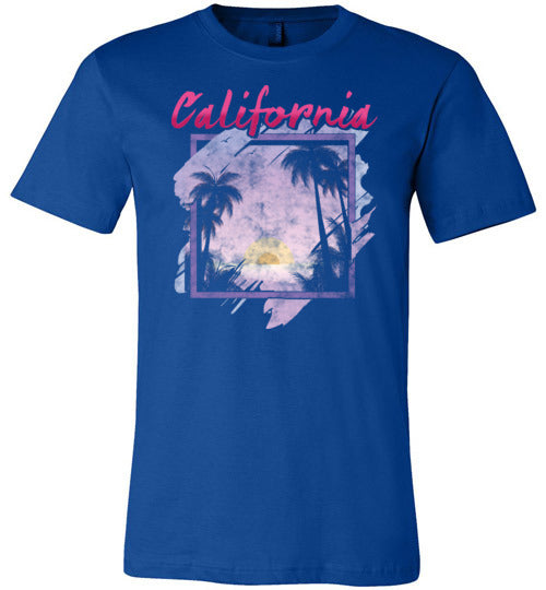 California Vintage Sunset Canvas