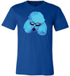 Poodle Neon Face Canvas