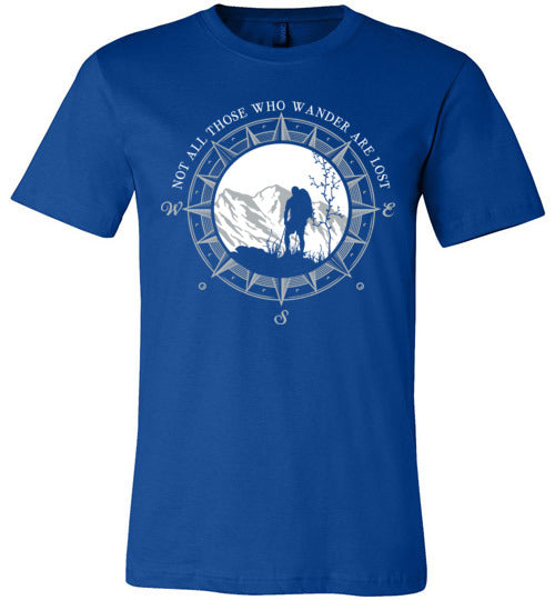 Hiking Not All Those Who Wander Are Lost Canvas